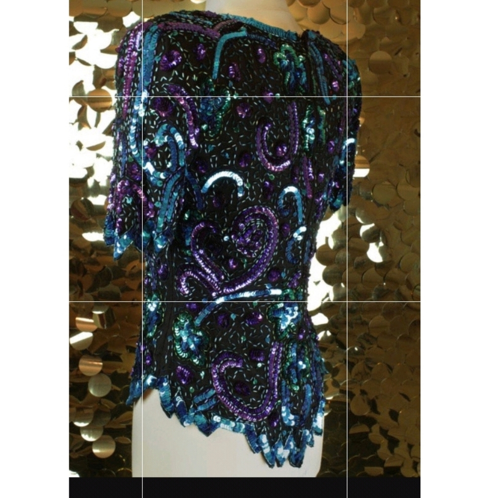 Multicoloured Sequins Blouse - image 2